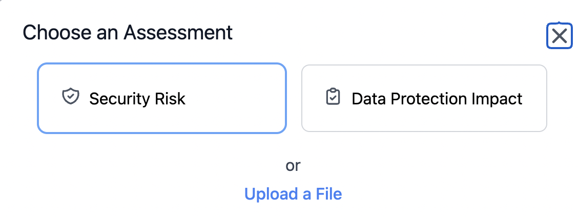 choose an assessment 